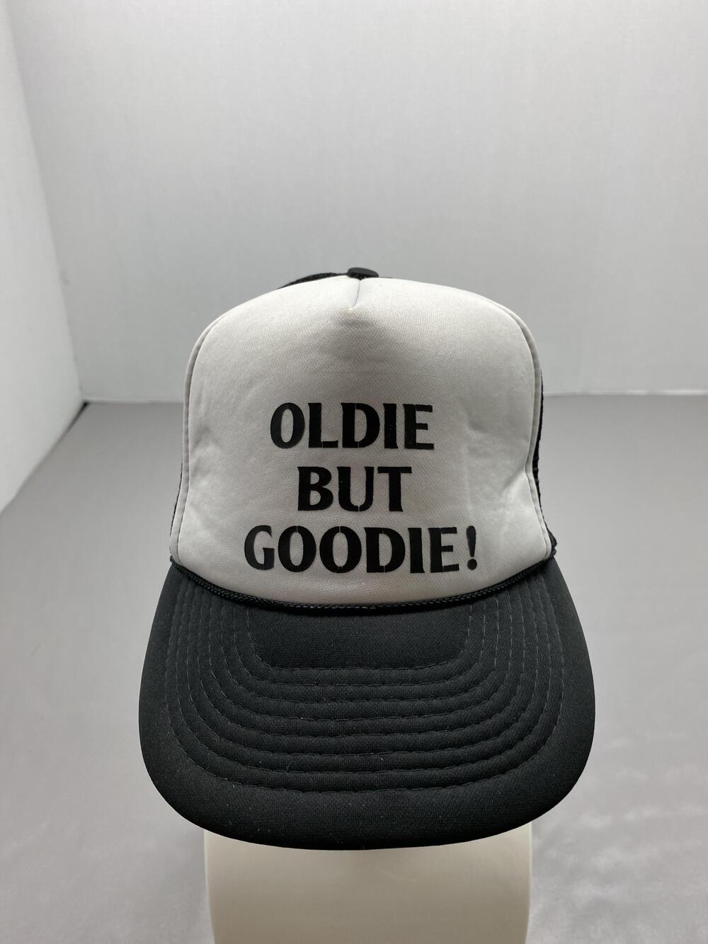 Hat Cap Strap Back One Size Black OLDIE BUT GOODIE Trucker Mesh Adjustable Mens
